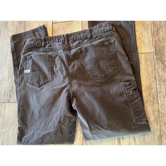 Ariat Rebar Perfect Rise Straight Leg Denim Jeans 32R 32 Regular Gray 0126 Cargo - Picture 10 of 10